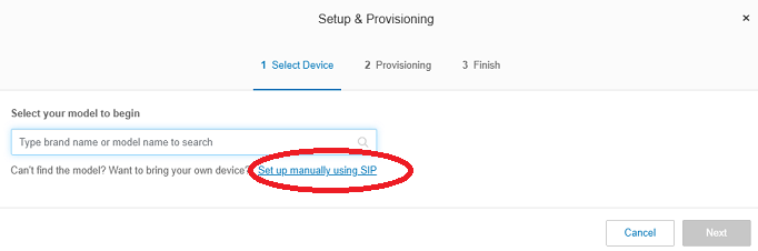 ringcentral set up sip